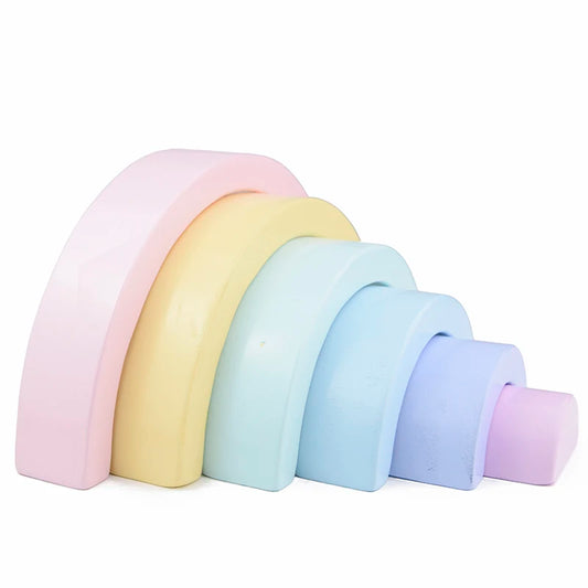 MontessoriNest Rainbow Building Blocks
