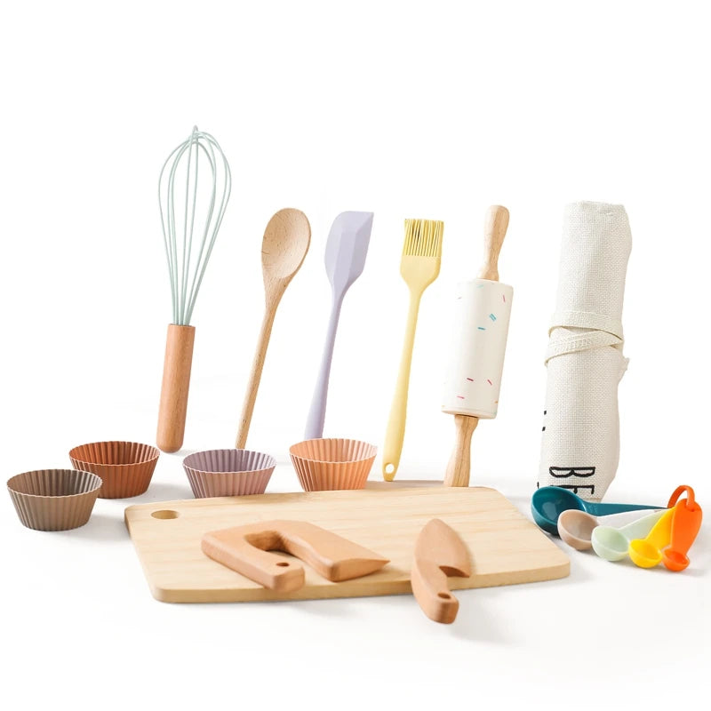 MontessoriNest Wooden Kitchenware Toys