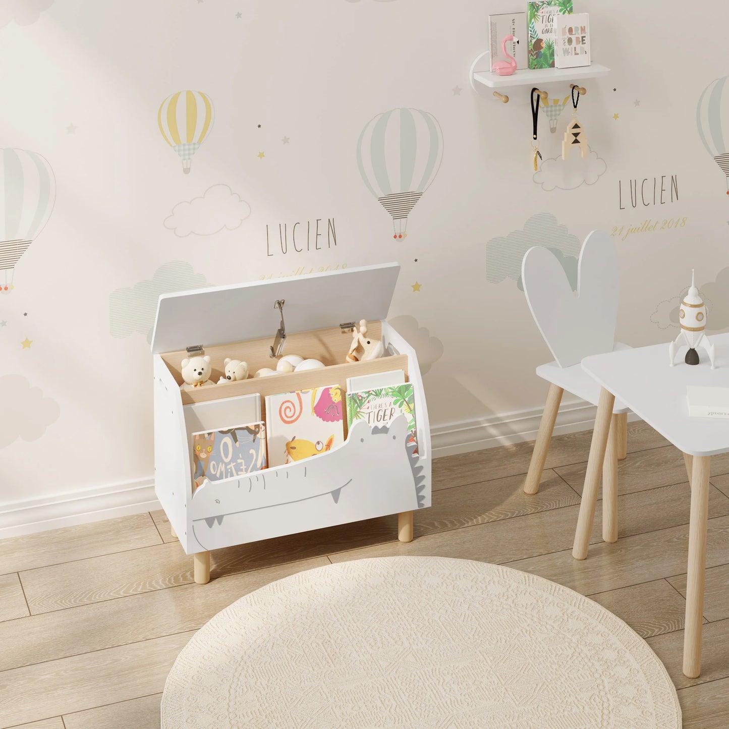 MontessoriNest Kids Bookshelf