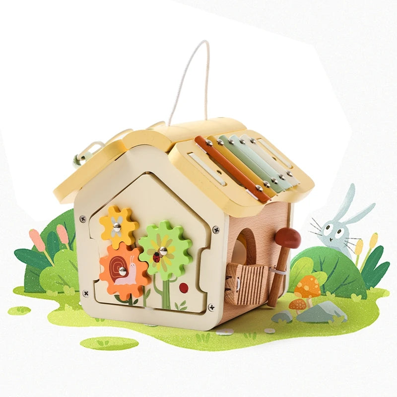 MontessoriNest Baby House Geometry Blocks