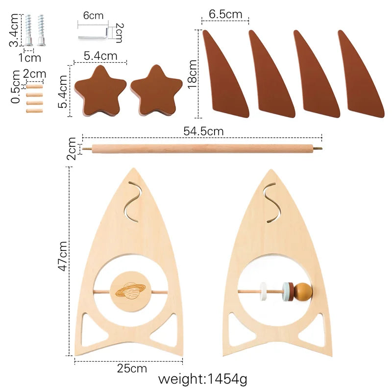 MontessoriNest Wooden Gym Frame