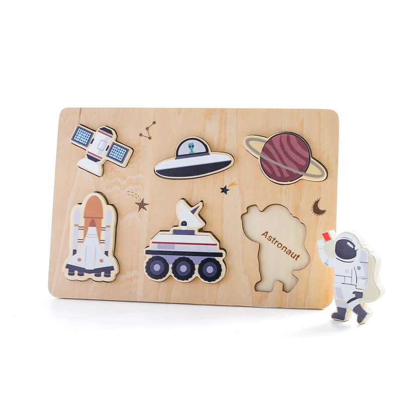 MontessoriNest Wooden Puzzles Animal Shape
