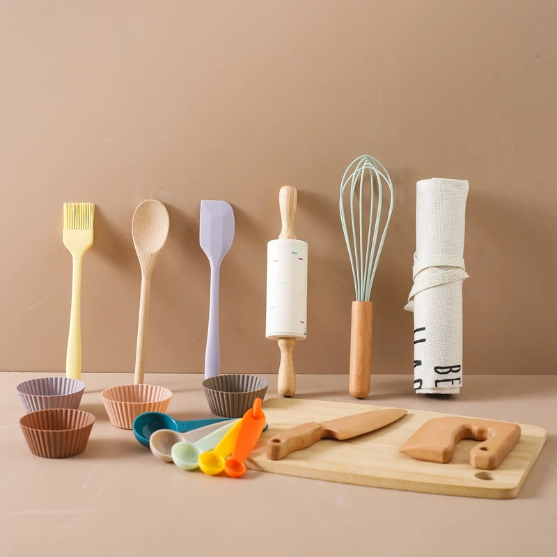 MontessoriNest Wooden Kitchenware Toys