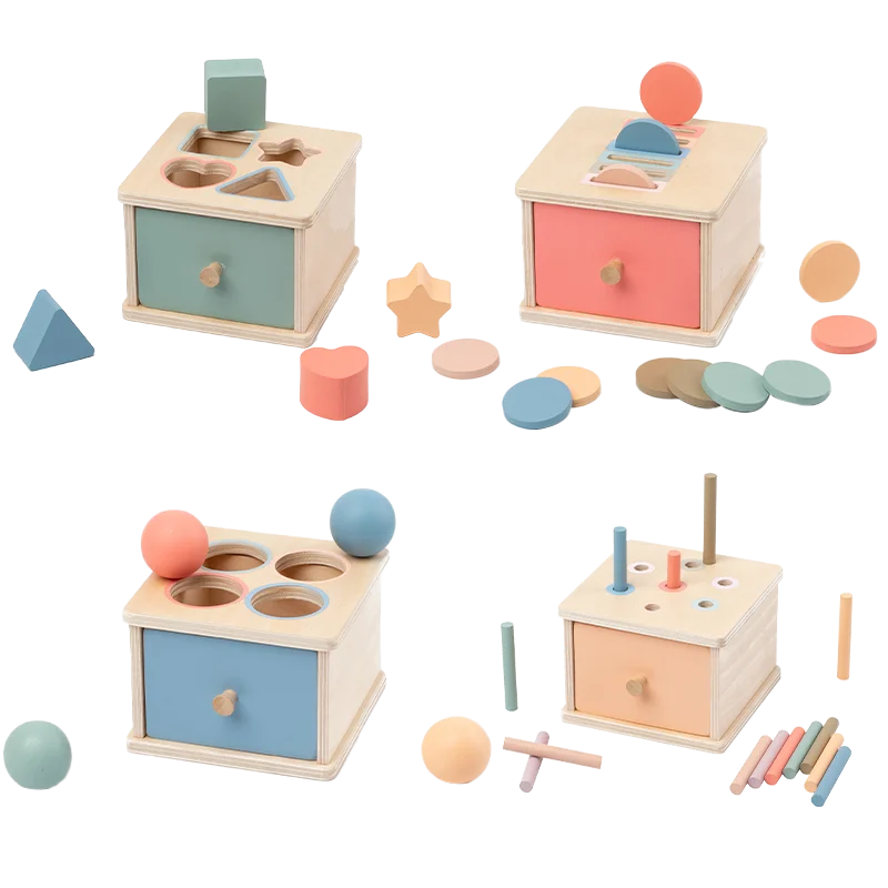MontessoriNest Wooden Sorting Drawer Box