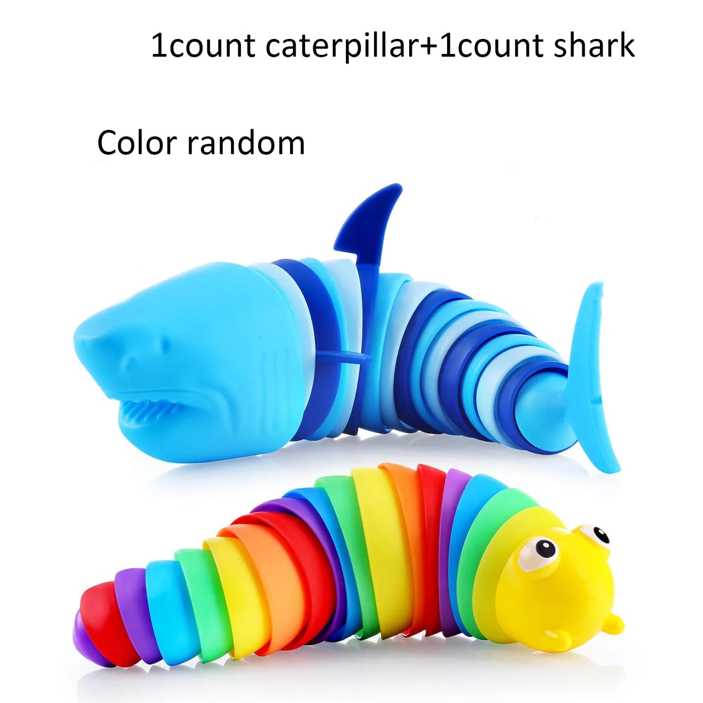MontessoriNest Caterpillar & Shark Fidget toy (Calmness & Focus)