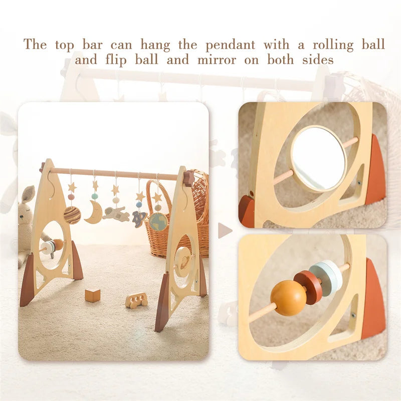 MontessoriNest Wooden Gym Frame