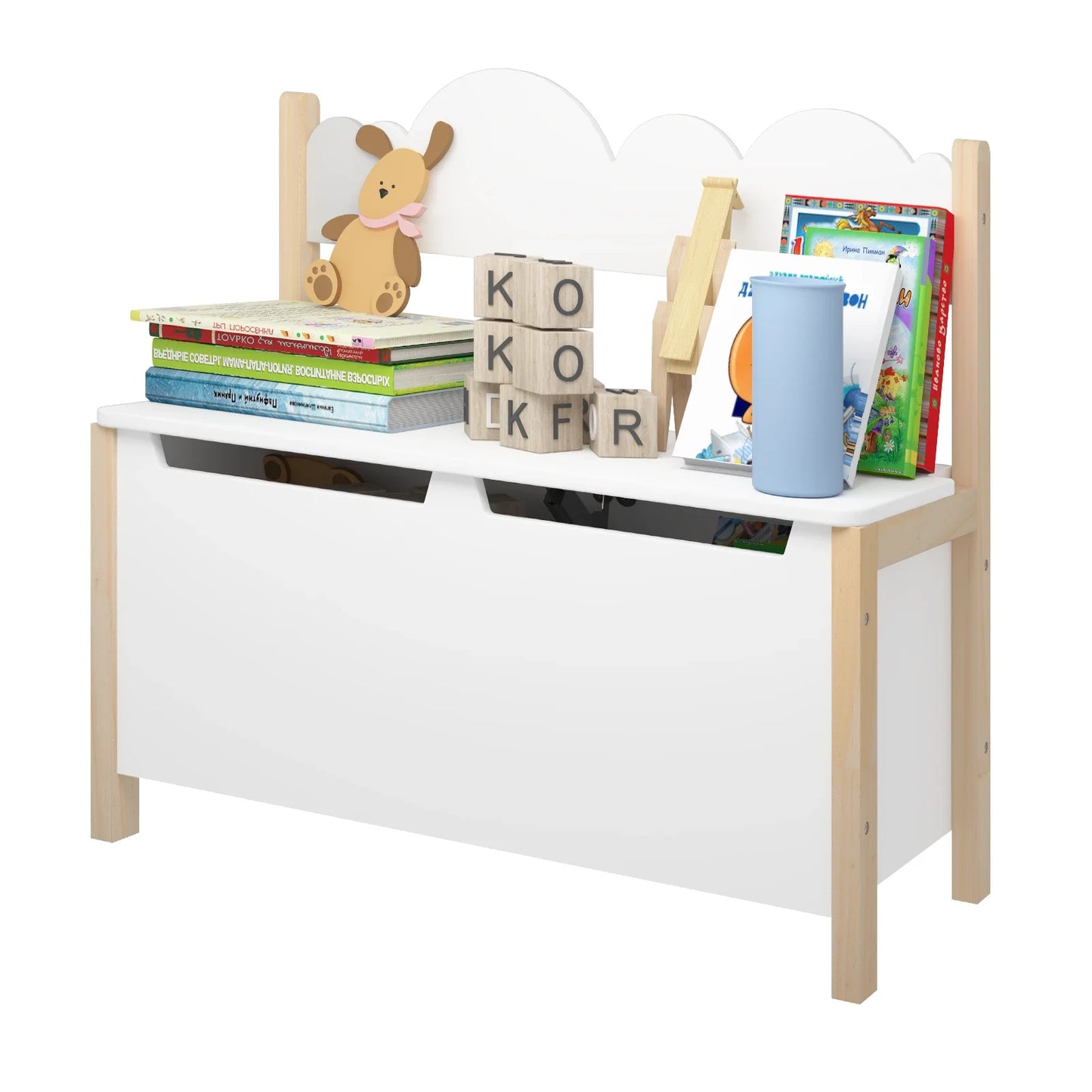 MontessoriNest Children's Bench with Storage