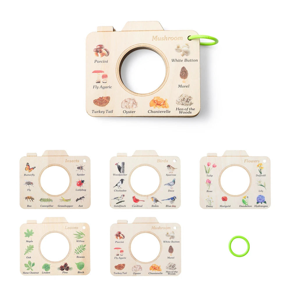 MontessoriNest Baby Wooden 3D First Book