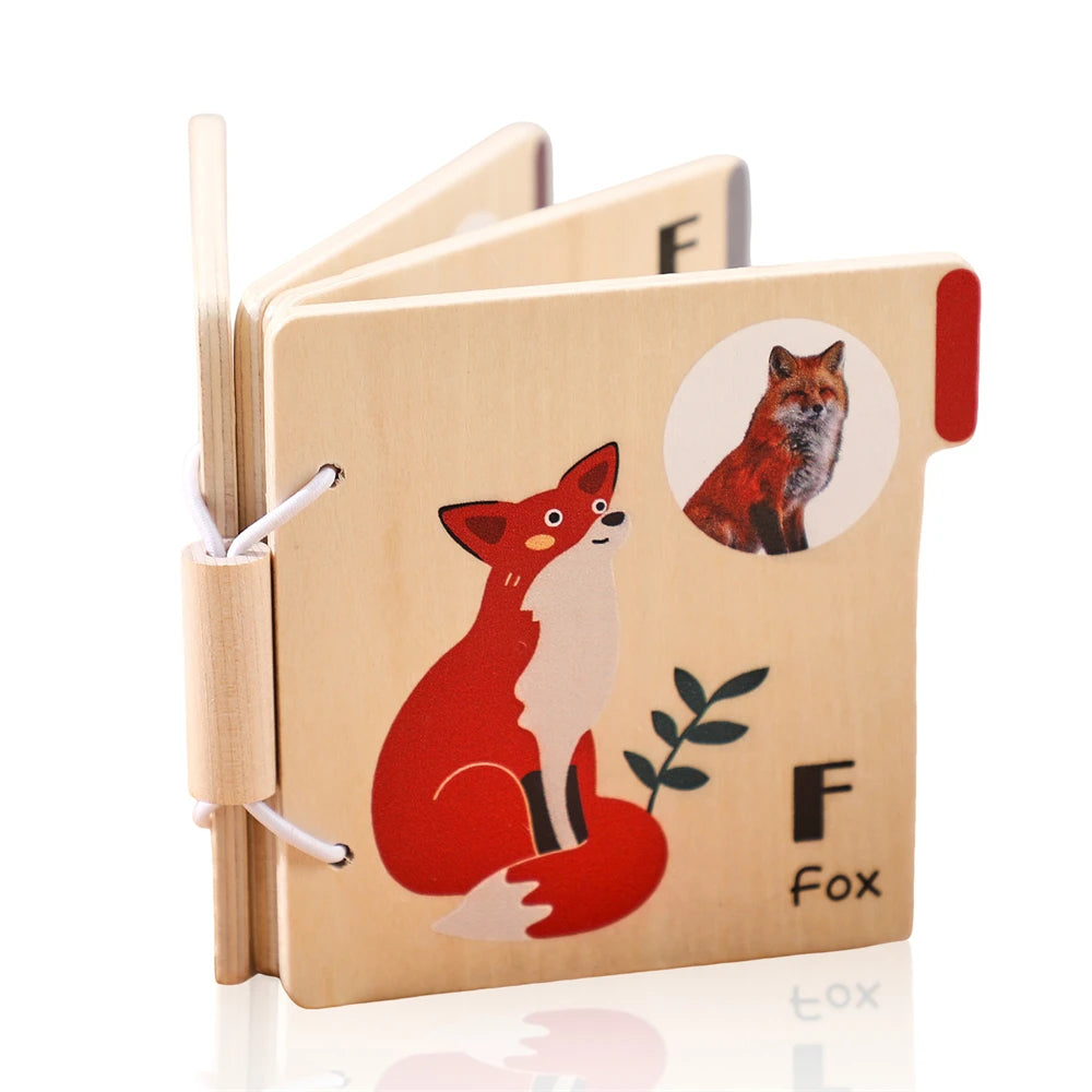 MontessoriNest Baby Wooden 3D First Book