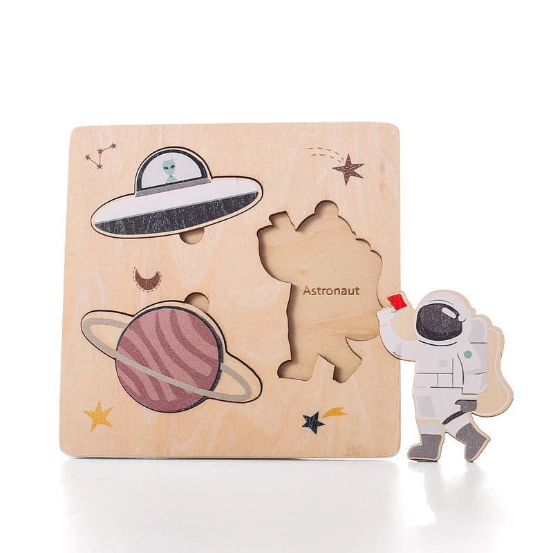 MontessoriNest Wooden Puzzles Animal Shape