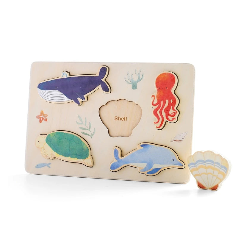 MontessoriNest Wooden Puzzles Animal Shape