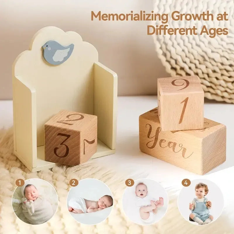 MontessoriNest Wooden Milestone Blocks