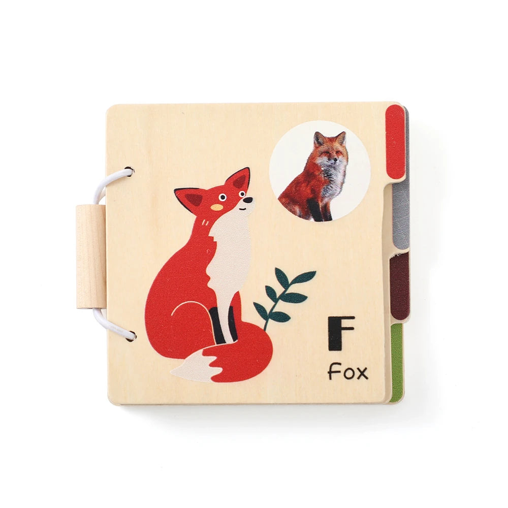 MontessoriNest Baby Wooden 3D First Book