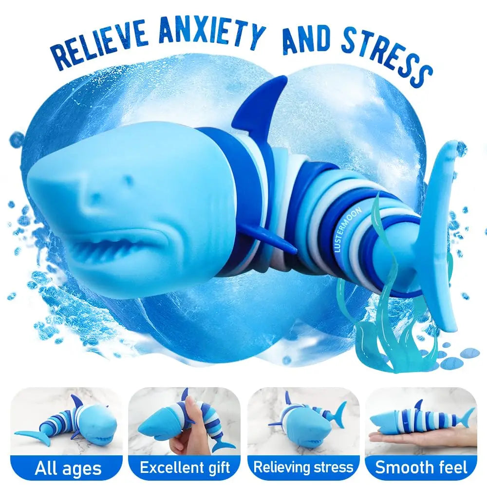 MontessoriNest Caterpillar & Shark Fidget toy (Calmness & Focus)
