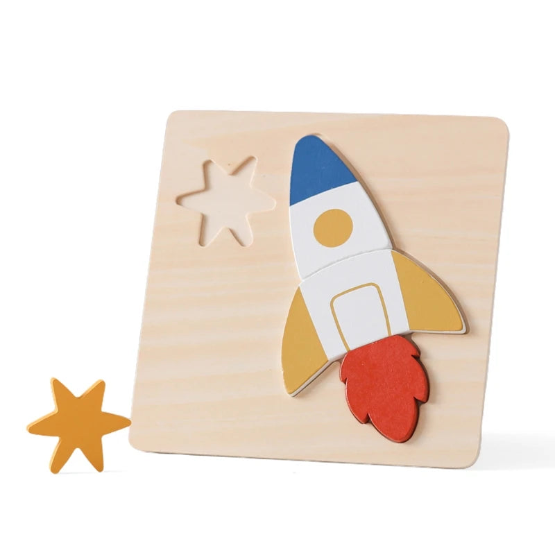 MontessoriNest Wooden Puzzles Animal Shape