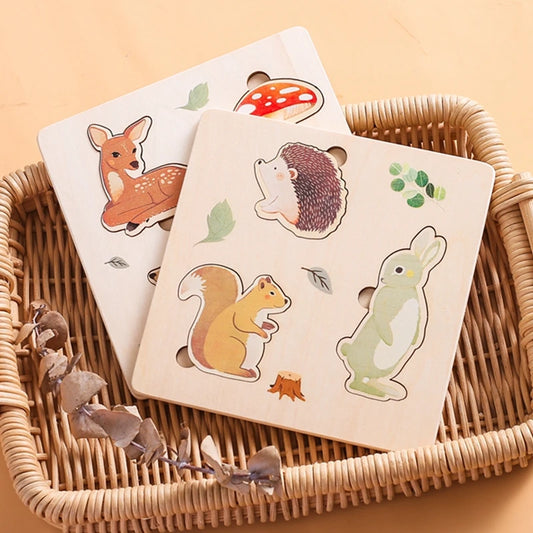 MontessoriNest Wooden Puzzles Animal Shape