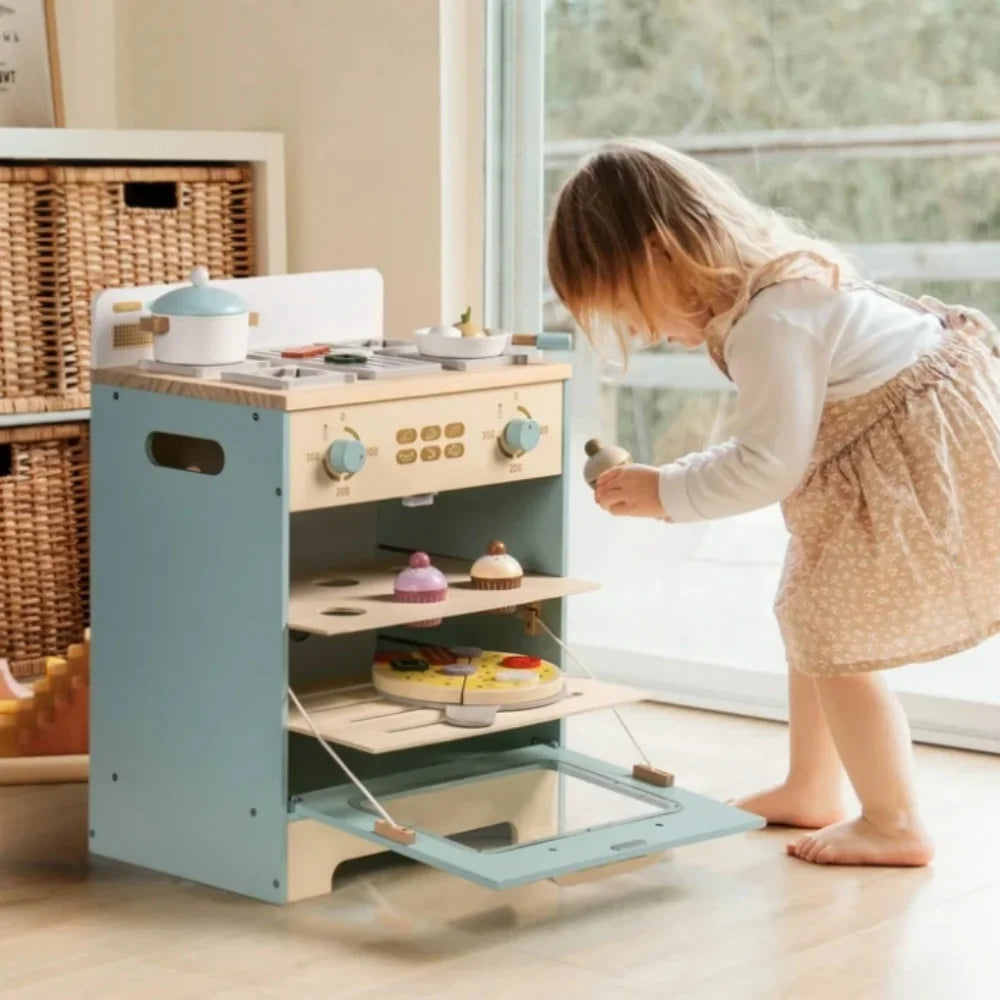 MontessoriNest Wooden Kitchen Playset