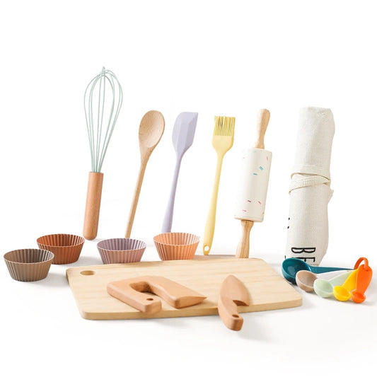 MontessoriNest Wooden Kitchenware Toys