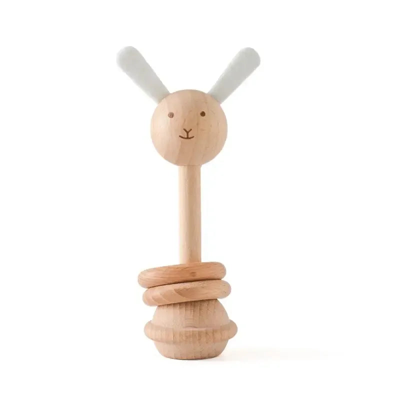 MontessoriNest Wooden Baby Rattles