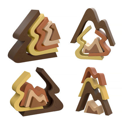 MontessoriNest Baby Silicone Building Block Set