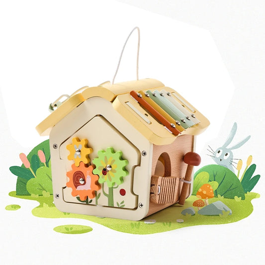 MontessoriNest Baby House Geometry Blocks
