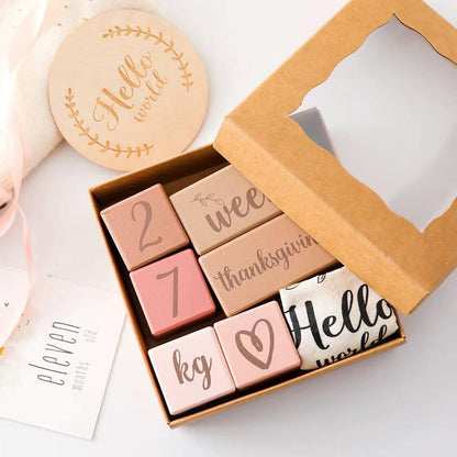 MontessoriNest Wooden Milestone Blocks
