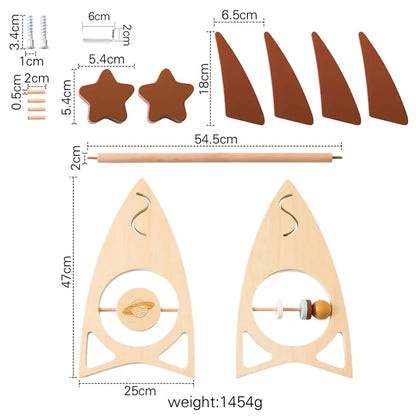 MontessoriNest Wooden Gym Frame
