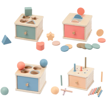 MontessoriNest Wooden Sorting Drawer Box