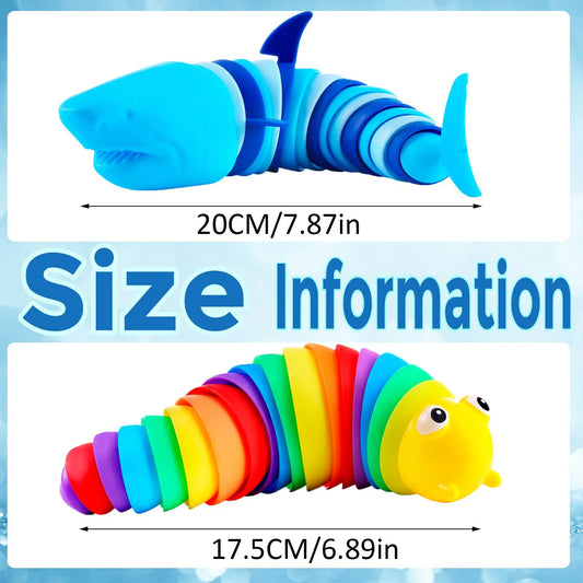 MontessoriNest Caterpillar & Shark Fidget toy (Calmness & Focus)