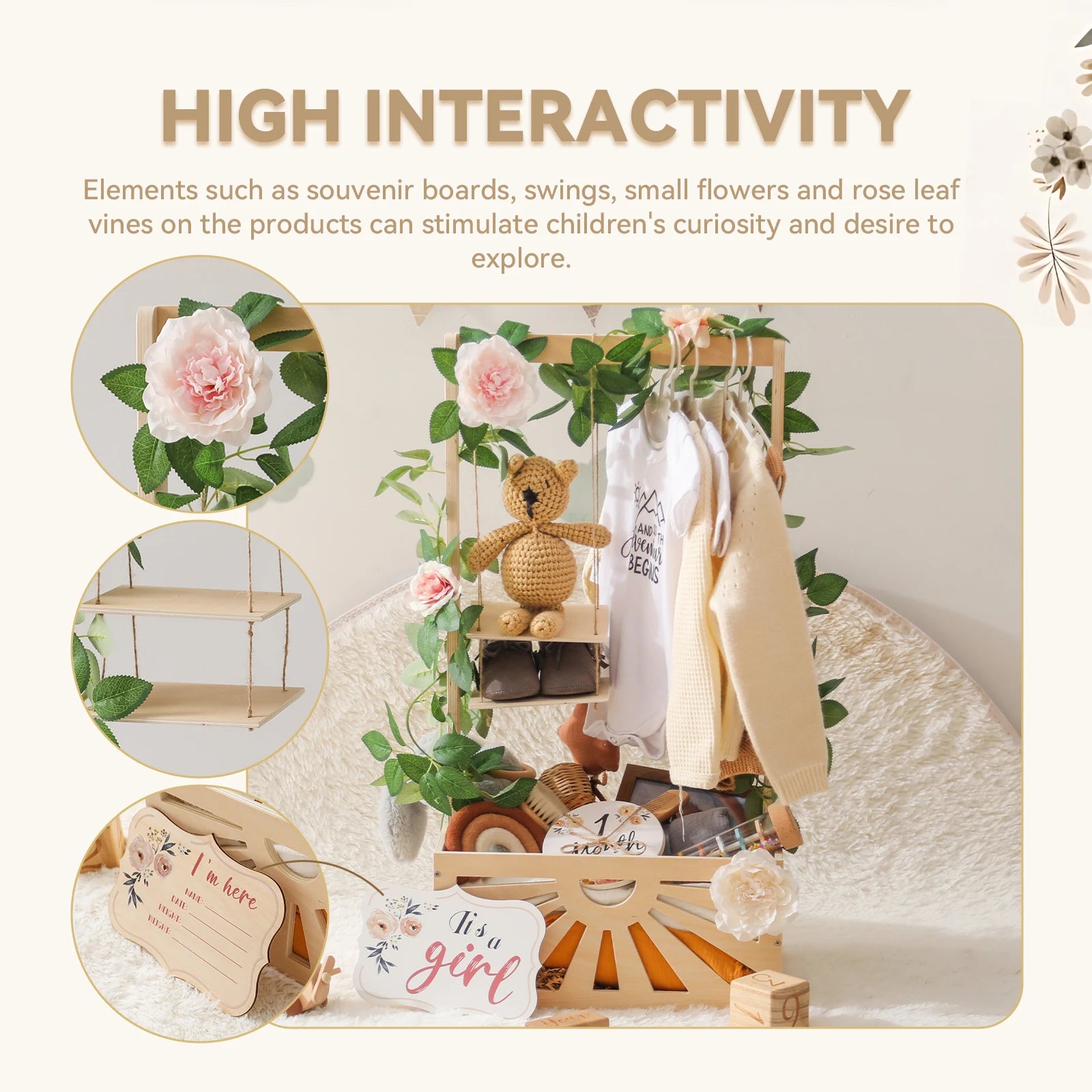 MontessoriNest Baby Shower Stand