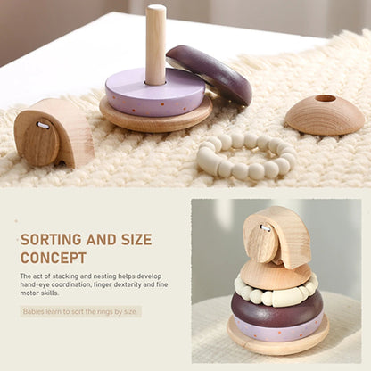 MontessoriNest Cognitive Stacking Blocks