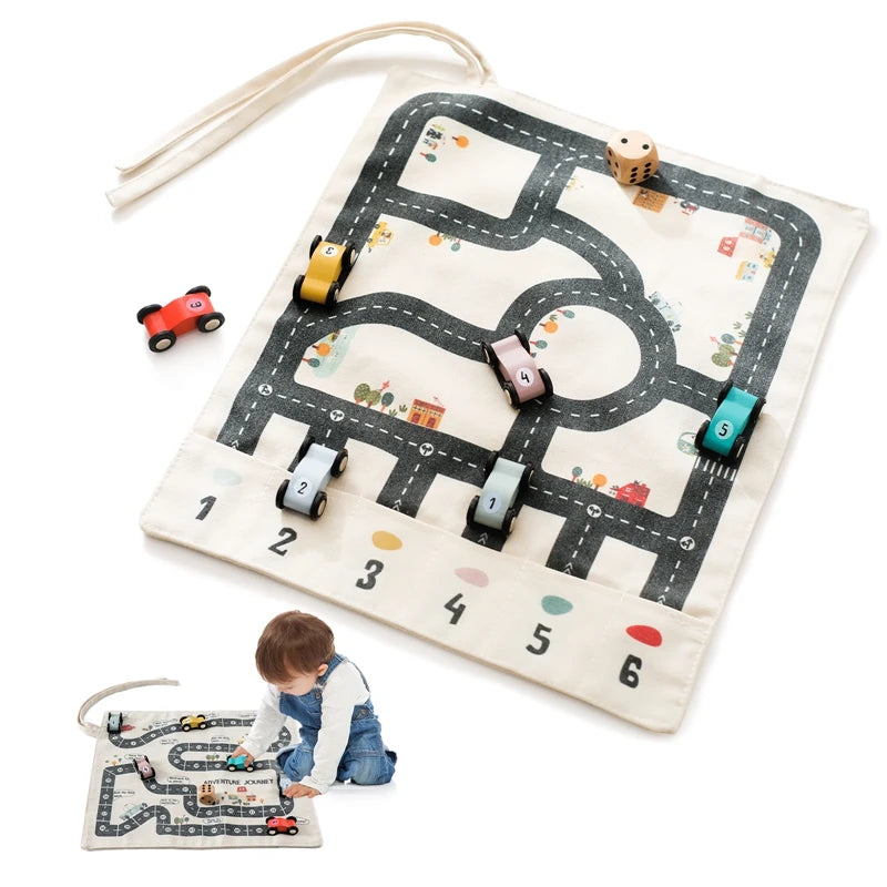 MontessoriNest Car Canvas Map