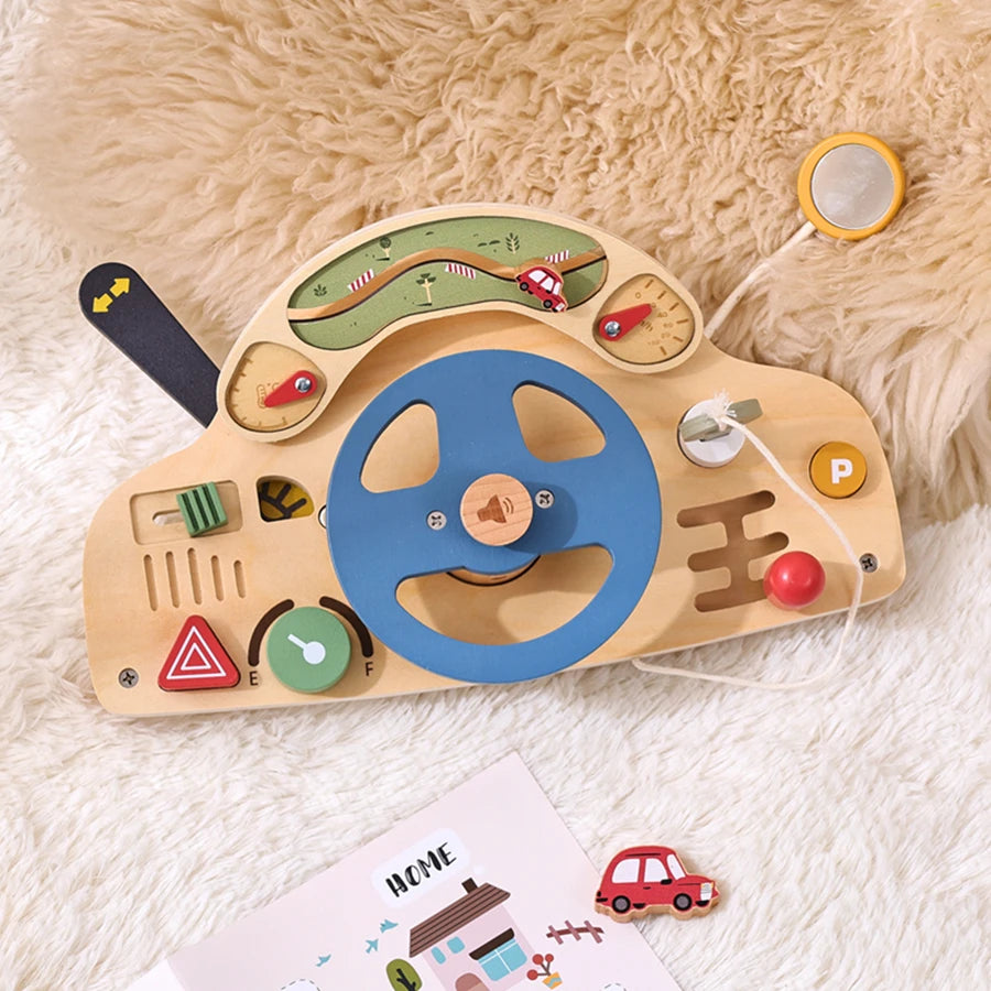 MontessoriNest Steering Wooden Car Blocks