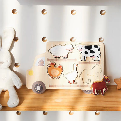 MontessoriNest Cognitive Puzzle Board