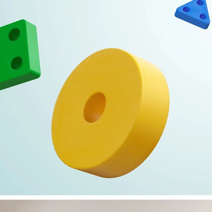 MontessoriNest Baby Sensory Sorting Stacking Wooden Puzzle