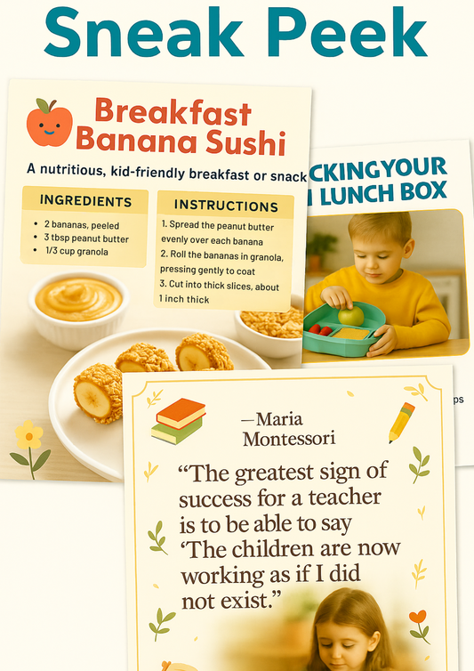 Montessori Nest – September Edition: Back-To-School